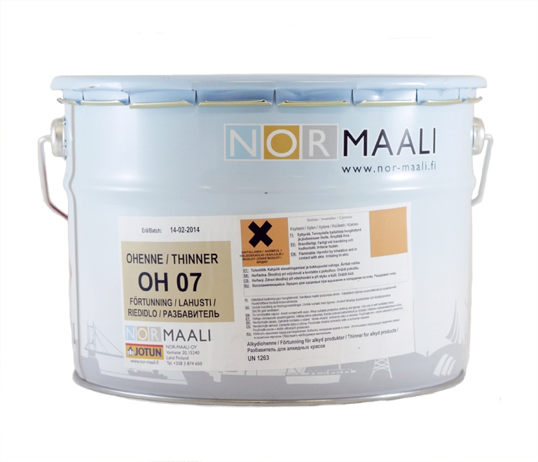 Nor-Maali OH 07 alkydiohenne 1L, 2,5L & 5L