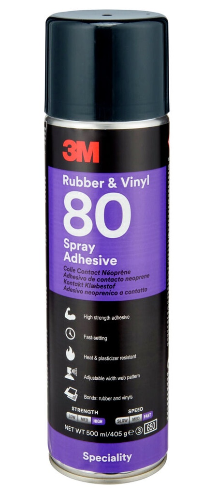 3M 80 Spray KONTAKTILIIMA VERHOUKSILLE 500ml