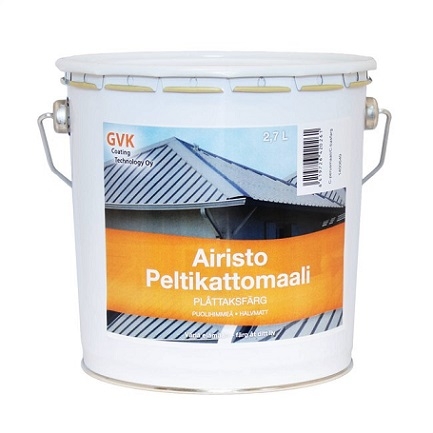 Airisto Peltikattomaali Musta 2,7 L