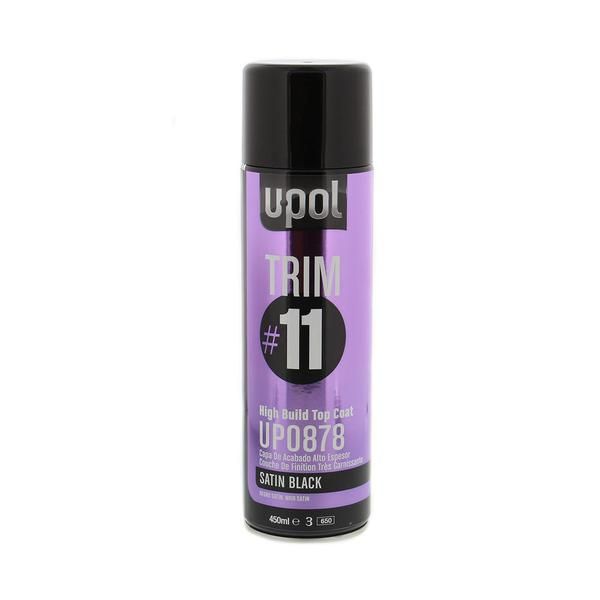 U-POL TRIM #11 SATIN BLACK SPRAY 450ml