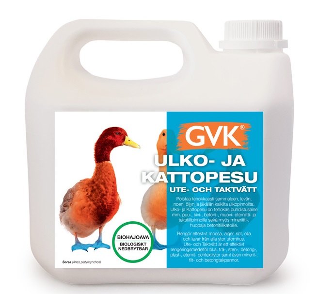 GVK Ulko- ja kattopesu 1L