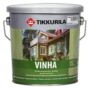 Tikkurila Vinha Peittävä suoja puulle Valkoinen 2,7 L