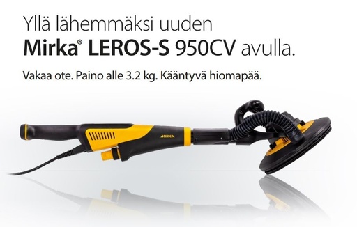 [101662] Mirka LEROS-S 950CV Lyhytvartinen Varsihiomakone